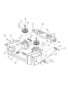 Hydro Pump Assembly Diagram and Parts List for M60-KHEFI 53AB5HEX750-28-HP Cub Cadet Lawn Tractor